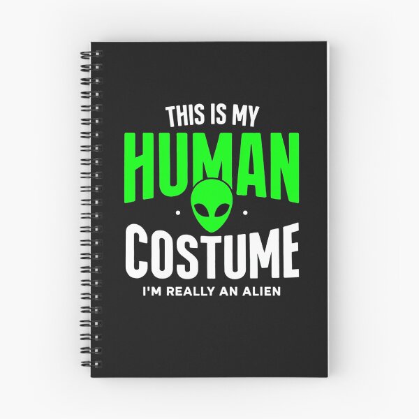Item preview, This Is My Human Costume – Funny I'm Really An Alien Halloween Costume designed and sold by HalloweenGift.