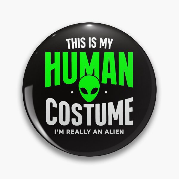 Item preview, This Is My Human Costume – Funny I'm Really An Alien Halloween Costume designed and sold by HalloweenGift.