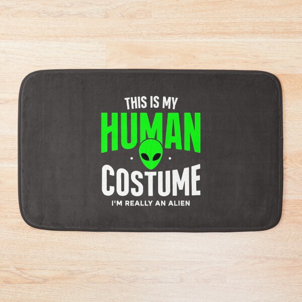 Item preview, This Is My Human Costume – Funny I'm Really An Alien Halloween Costume designed and sold by HalloweenGift.