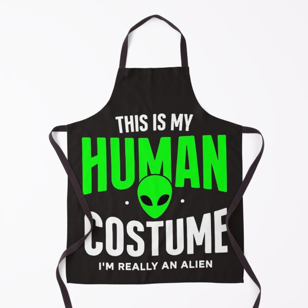 Item preview, This Is My Human Costume – Funny I'm Really An Alien Halloween Costume designed and sold by HalloweenGift.