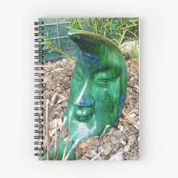 Item preview, Mr. Moon -  Green Glass Garden Ornament designed and sold by EdsMum.