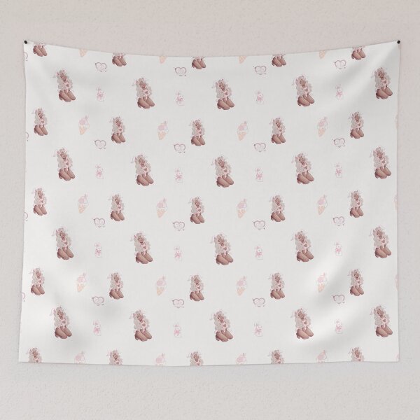 Item preview, Charlotte the Beach Bunny | Soft Girl Aesthetic Art designed and sold by MyMarvelousShop.