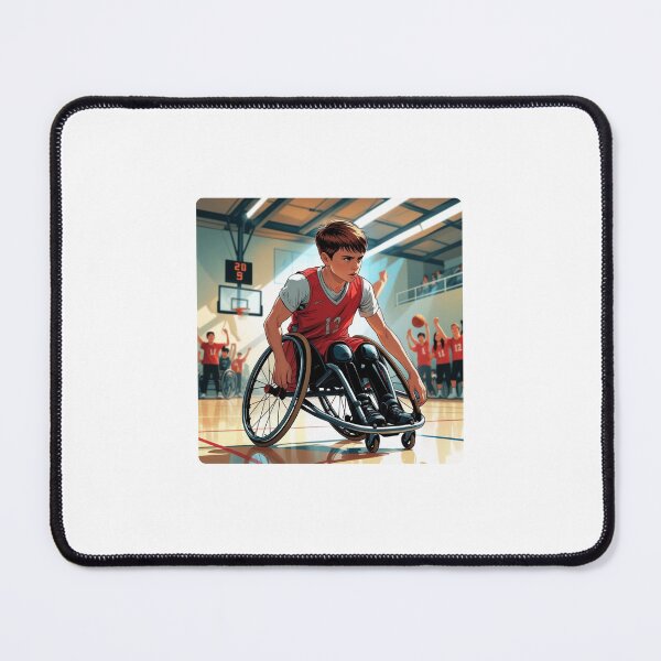 Item preview, "Game On: Wheelchair Basketball Power Sticker" designed and sold by It's Wheelie Cool.