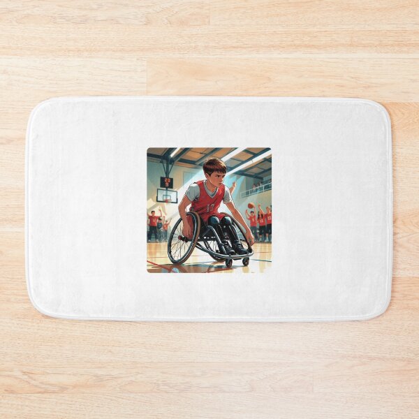 Item preview, "Game On: Wheelchair Basketball Power Sticker" designed and sold by It's Wheelie Cool.