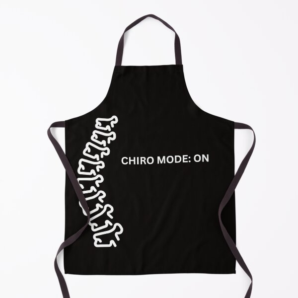 Item preview, Chiro Mode: ON Apron  designed and sold by PrintsbyEliza.