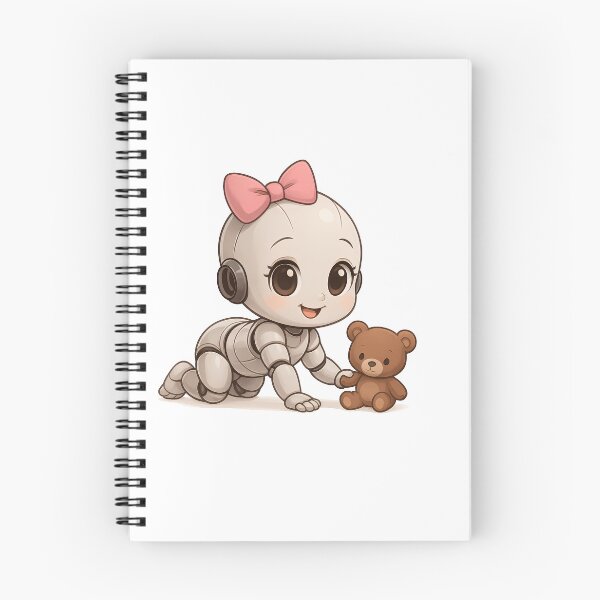 Item preview, Baby AI – Cuddlebot & Teddy designed and sold by Printed Art.