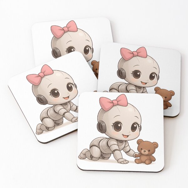 Item preview, Baby AI – Cuddlebot & Teddy designed and sold by Printed Art.