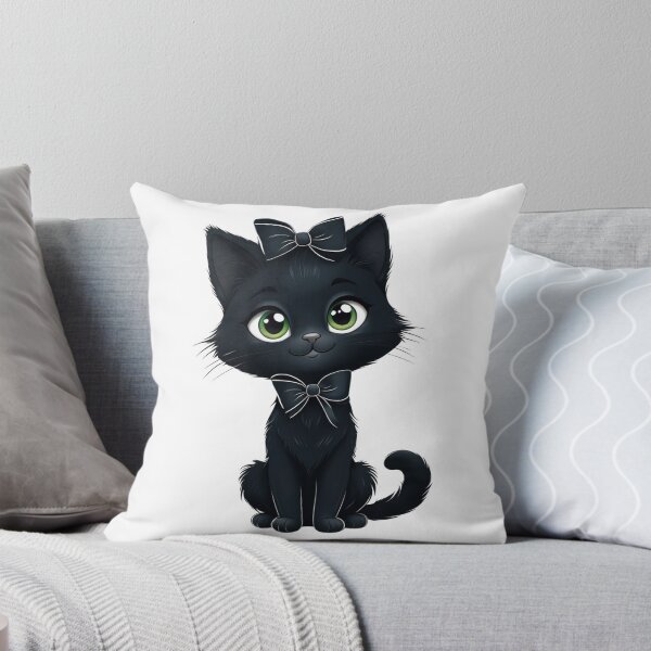 Item preview, Cute black cat designed and sold by InkGlow.