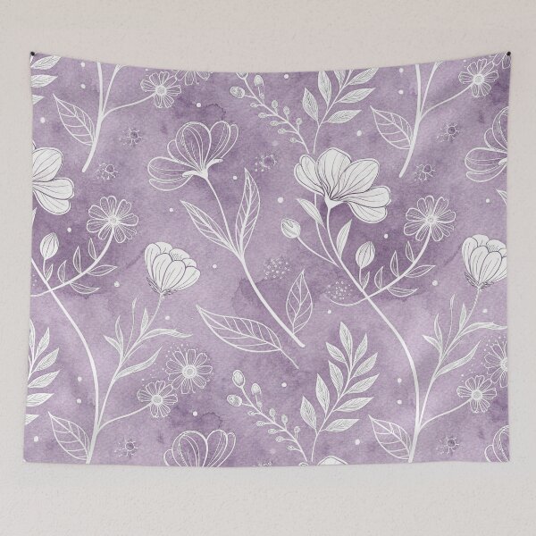 Item preview, Lavender Dream: Watercolor Floral Pattern designed and sold by joycrysstudio.