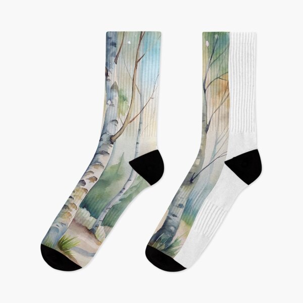 Item preview, Whispering Birch Forest Path designed and sold by Decor Dreams Prints.
