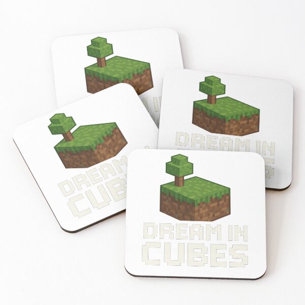 Item preview, Dream in Cubes — Pixel Art Floating Island Gaming Design designed and sold by LBDesignR.