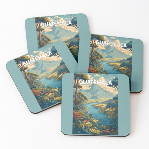 Item preview, Guatemala Illustration Travel Art Vintage designed and sold by KrisSidDesigns.
