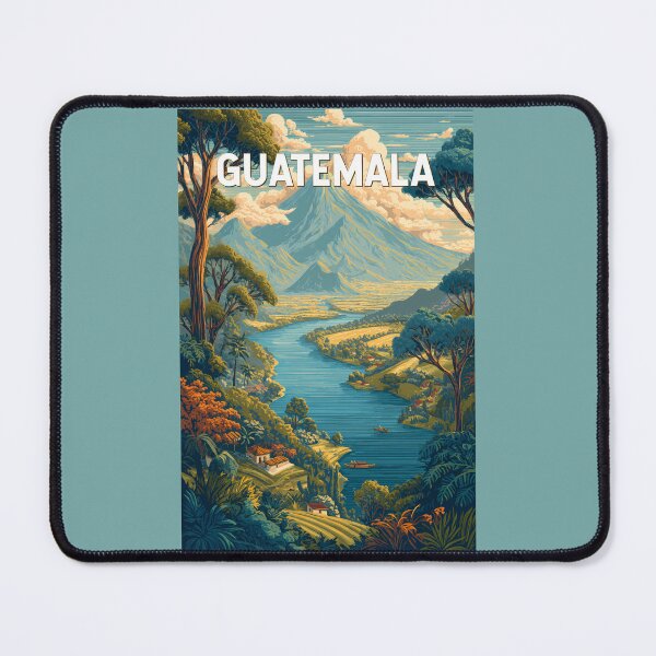Item preview, Guatemala Illustration Travel Art Vintage designed and sold by KrisSidDesigns.