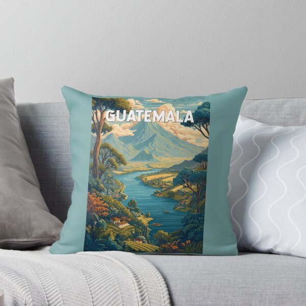 Item preview, Guatemala Illustration Travel Art Vintage designed and sold by KrisSidDesigns.