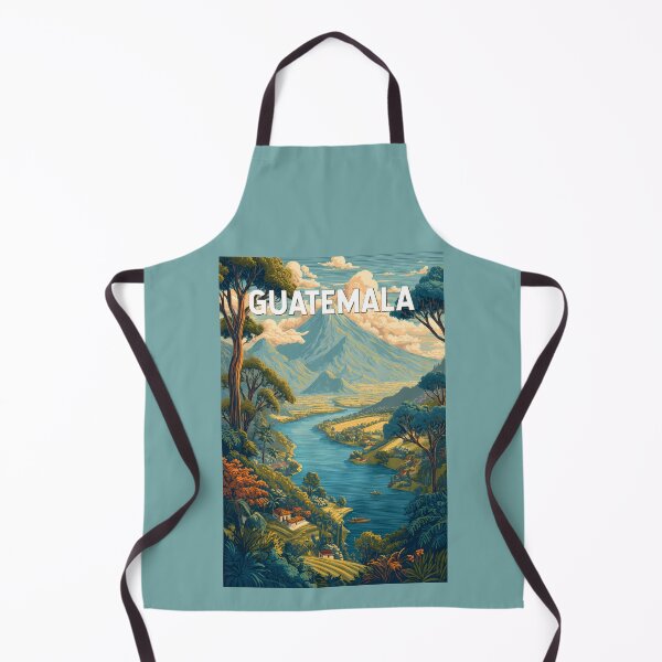 Item preview, Guatemala Illustration Travel Art Vintage designed and sold by KrisSidDesigns.