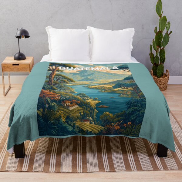 Item preview, Guatemala Illustration Travel Art Vintage designed and sold by KrisSidDesigns.