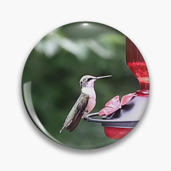 Item preview, Hummingbird at the Bird Feeder (#2) designed and sold by nikkolaus.