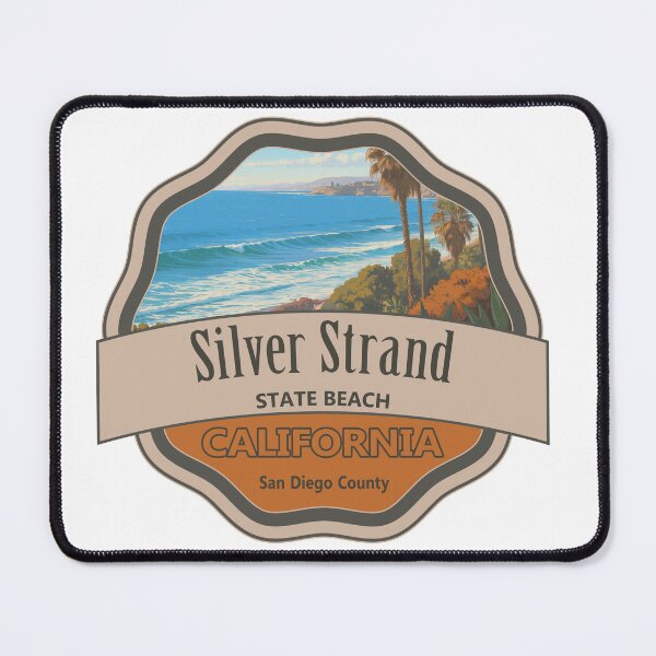 Item preview, Silver Strand State Beach, San Diego County, California designed and sold by Wanderful-roads.