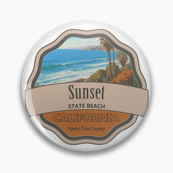 Item preview, Sunset State Beach, Santa Cruz County, California designed and sold by Wanderful-roads.