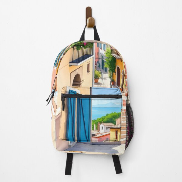 Item preview, Taormina, Sicily: Sunlit Summer Morning Alley designed and sold by LSVart.