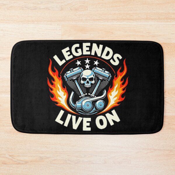 Item preview, Stars Motivational with fire,motor and skull LEGENDS LIVE ON. designed and sold by Giulivo Store Graphic.