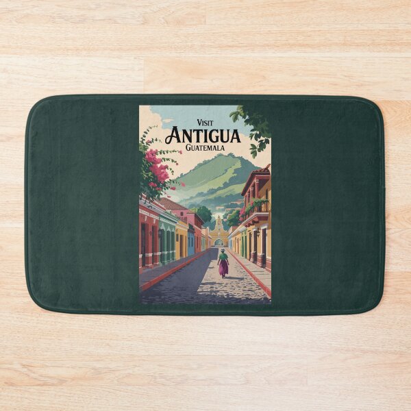 Item preview, Guatemala Antigua Illustration Travel Art Vintage designed and sold by KrisSidDesigns.