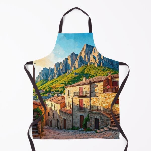 Item preview, Castelmezzano, Basilicata: Spring Golden Hour designed and sold by LSVart.