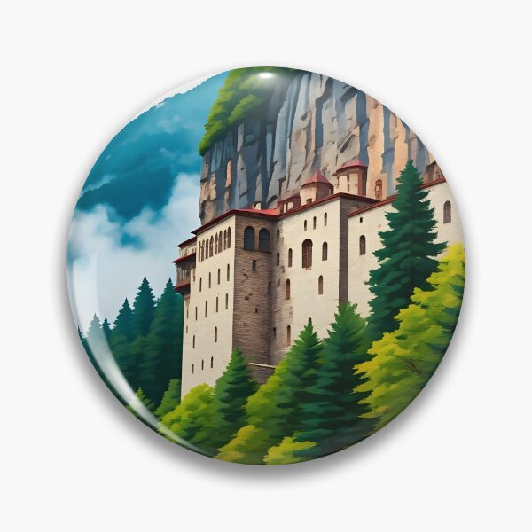 Item preview, Monasterio de Sumela, Trabzon: ensueño brumoso de la mañana primaveral designed and sold by LSVart.