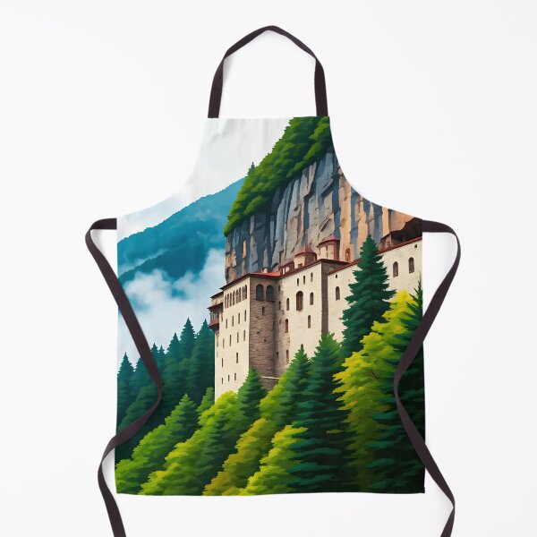 Item preview, Sumela Monastery, Trabzon: Misty Spring Morning Reverie designed and sold by LSVart.