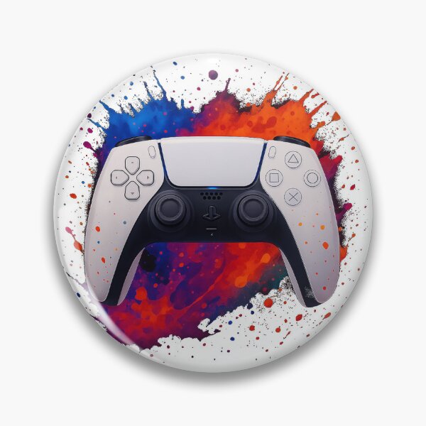 Item preview, Vibrant Gaming: DualSense Controller Art designed and sold by Printinkverse.