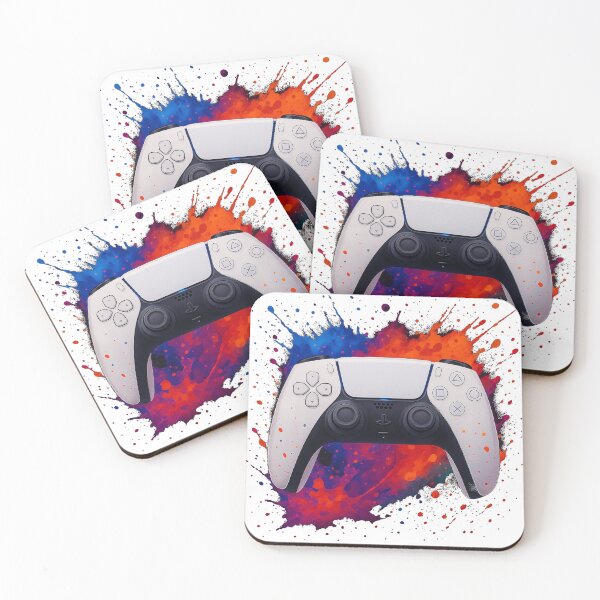 Item preview, Vibrant Gaming: DualSense Controller Art designed and sold by Printinkverse.