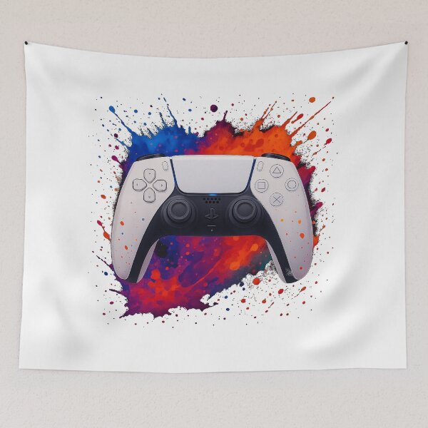 Item preview, Vibrant Gaming: DualSense Controller Art designed and sold by Printinkverse.