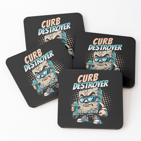 Item preview, Curb Destroyer | Cracked Concrete in Shades Skateboarding designed and sold by KZbubble.