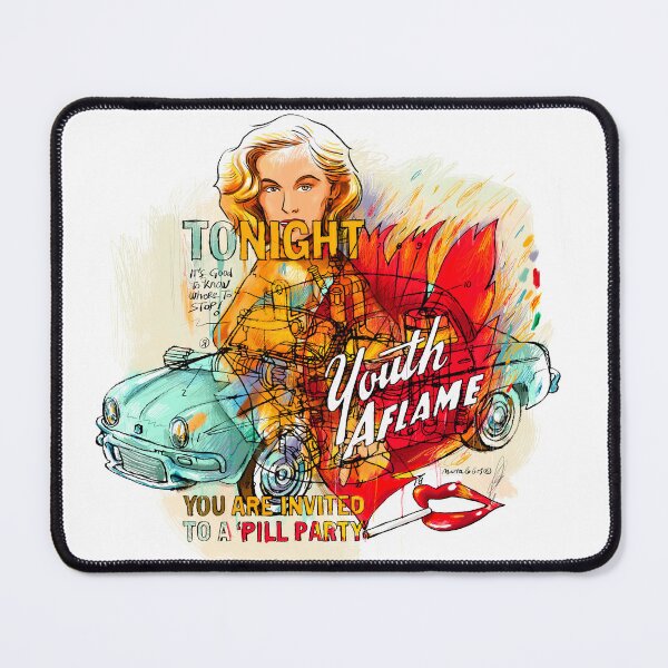 Item preview, Tonight Party – Retro Pop Art Illustration designed and sold by Matalobos / Retro Art & Classic Machines.