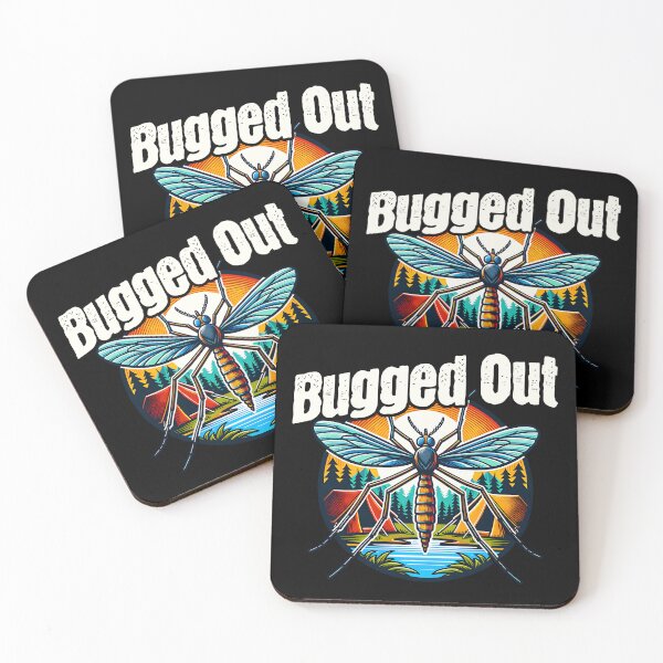 Item preview, Bugged Out | Funny Mosquito Cartoon Camping Humor designed and sold by KZbubble.