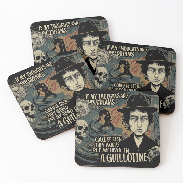 Item preview, Bob Dylan Guillotine – Dark Folk Art (Vintage Design) designed and sold by RogueCreative.