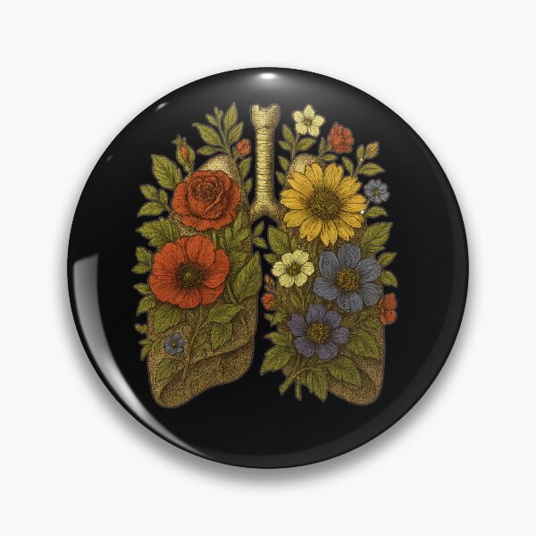 Item preview, Floral Lungs Blossoming Wild Flowers designed and sold by MeadowMeadow.