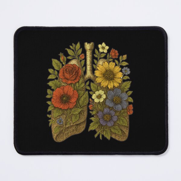 Item preview, Floral Lungs Blossoming Wild Flowers designed and sold by MeadowMeadow.