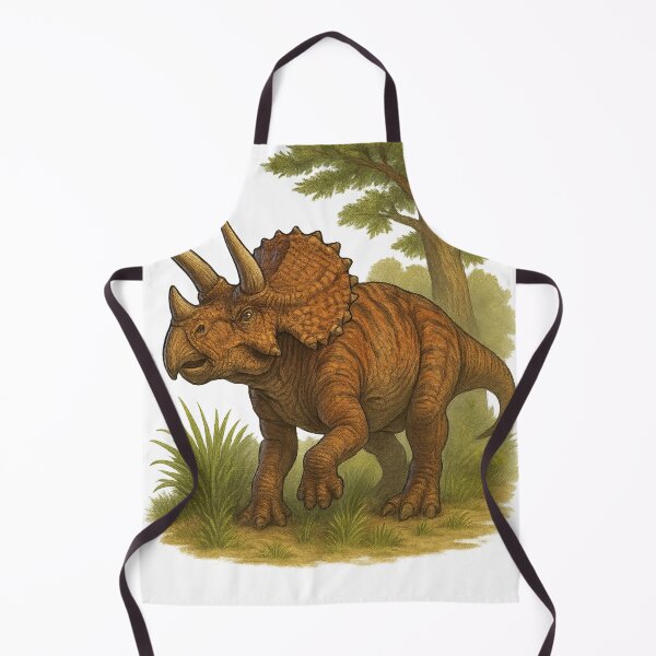 Item preview, Majestic Triceratops in Lush Prehistoric Forest designed and sold by Mateusz Olczyk.