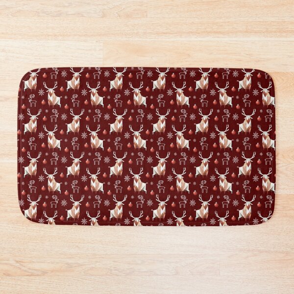 Item preview, Geometric Reindeer and Snowflake Christmas designed and sold by Anastasiia Yurevych.