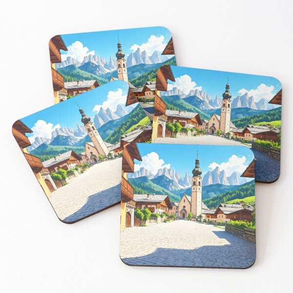 Item preview, Castelrotto (Kastelruth), South Tyrol: Bright Late Spring Morning designed and sold by LSVart.