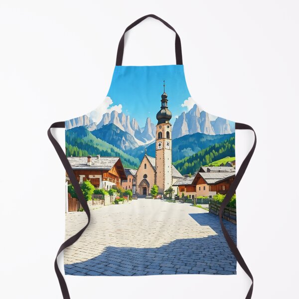 Item preview, Castelrotto (Kastelruth), South Tyrol: Bright Late Spring Morning designed and sold by LSVart.