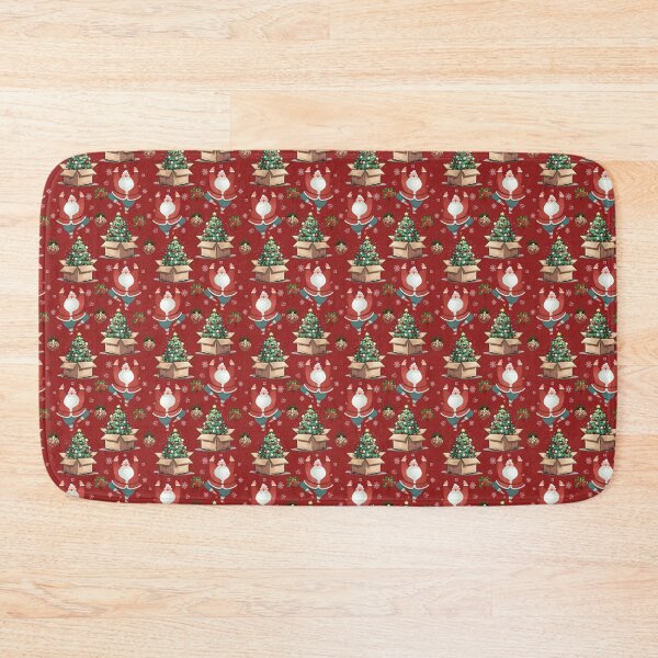 Item preview, Cartoon Santa and Christmas Tree in Box  designed and sold by Anastasiia Yurevych.