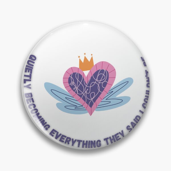 Item preview, Quietly Becoming — Dark Feminine Growth Sticker designed and sold by theuntamedverse.