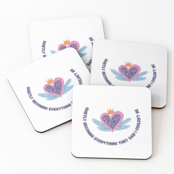 Item preview, Quietly Becoming — Dark Feminine Growth Sticker designed and sold by theuntamedverse.