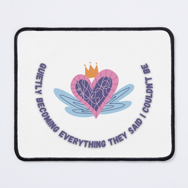 Item preview, Quietly Becoming — Dark Feminine Growth Sticker designed and sold by theuntamedverse.