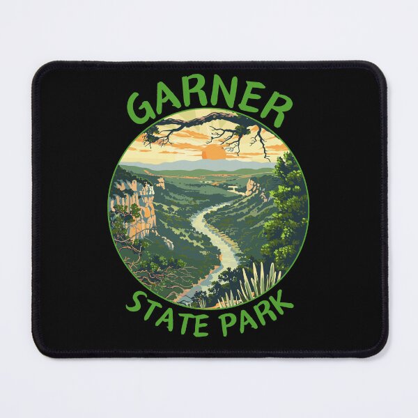 Item preview, Garner State Park in Texas, USA Retro Travel Art Circle Emblem designed and sold by MaateoDesign.