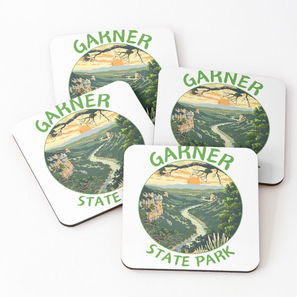 Item preview, Garner State Park in Texas, USA Retro Travel Art Circle Emblem designed and sold by MaateoDesign.