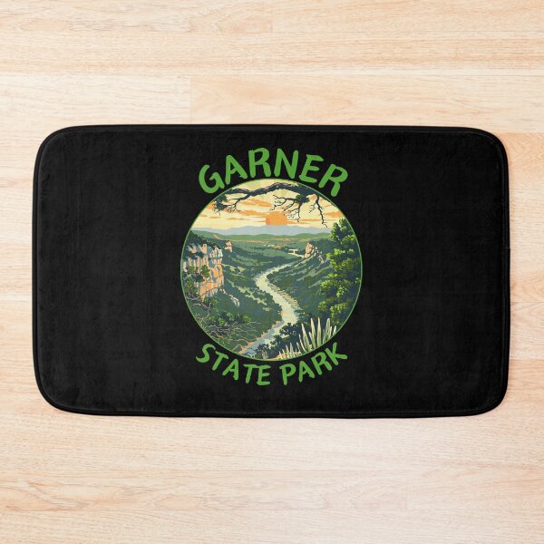 Item preview, Garner State Park in Texas, USA Retro Travel Art Circle Emblem designed and sold by MaateoDesign.
