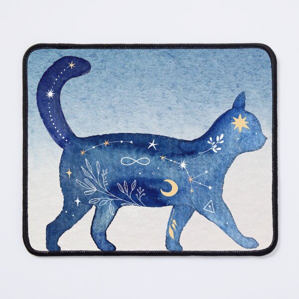 Item preview, Starlit Whispers - The Mooncat’s Journey designed and sold by Softglow-Studio.